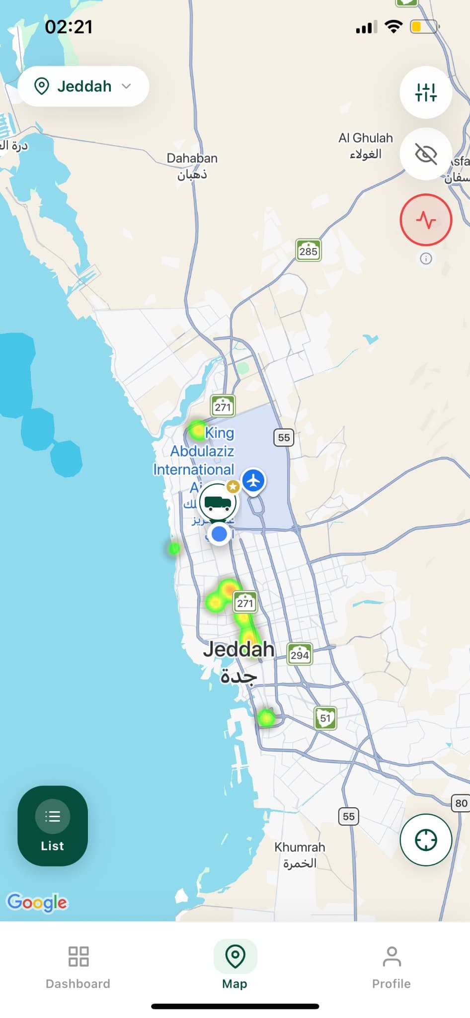 Find customer hotspots